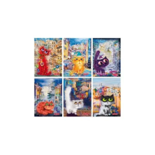 Herlitz crazy cats pp a5 60lapos kockás füzet füzet