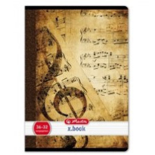 Herlitz Design Barna Hangjegyfüzet, A5/36-32 - Herlitz füzet