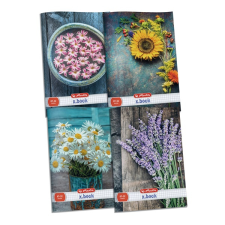 Herlitz Flower A4 87-32 kockás füzet füzet