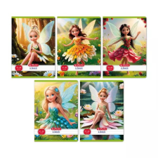 Herlitz Flower Fairy: A5-ös vonalas füzet, 4. osztálytól - többféle füzet