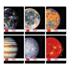 Herlitz Galactic A4 87-32 kockás füzet (400200722) füzet