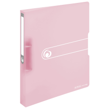 Herlitz Hungária Kft. Herlitz Gyűrűskönyv A4 PP Pastell rózsaszín gyűrűskönyv