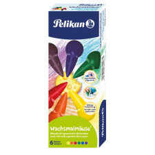 Herlitz Hungária Kft. Herlitz Pelikan Zsírkréta Egér ajándékbox/6 db pasztellkréta
