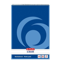 Herlitz Jegyzettömb spirálos Herlitz A/5 50 lapos vonalas jegyzettömb