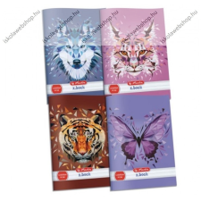 Herlitz Leckefüzet, Wild Animals - Hiúz/Pink, A5, 44 lapos füzet