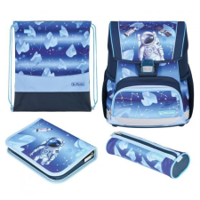Herlitz Loop Plus iskolatáska szett, Cosmic Explorer/Űr iskolatáska