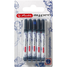 Herlitz my. pen tintapatron, kék - 5 darabos kiszerelés tollbetét