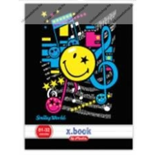 Herlitz Smiley Music kockás füzet, A5/27-32 - Herlitz füzet