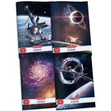 Herlitz Space 32 lapos A4 sima füzet - Többféle (09093180) füzet