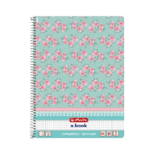 Herlitz Spirálfüzet Herlitz Ladylike, A/4, kockás, 80 lap, perforált, lyukasztott füzet
