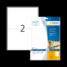 HERMA 210 mm x 148 mm Papír Íves etikett címke  Fehér  ( 25 ív/doboz ) etikett
