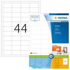 HERMA 48,3x25,4 mm Címke tintasugaras és lézer nyomtatóhoz (8800 címke / csomag) etikett