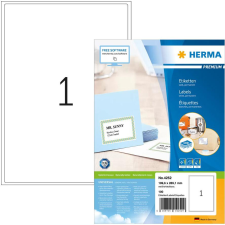 HERMA Adressetiketten A4 weiß 199,6x289,1 mm Papier 100 St. (4252) etikett