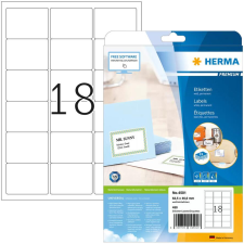 HERMA Adressetiketten Premium A4 weiß 63,5 x 46,6 mm 450St. (4501) etikett