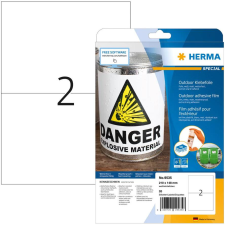 HERMA Etik. A4 Outdoor Klebefolie weiß 210x148   mm  20 St. (9535) etikett