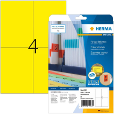 HERMA Etiketten A4 gelb 105x148mm Papier matt ablösbar 80St. (4561) etikett