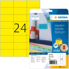 HERMA Etiketten A4 gelb 70x37 mm Papier matt 480 St. (4466) etikett