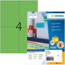 HERMA Etiketten A4 grün 105x148 mm Papier matt  400 St. (4399) etikett