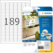 HERMA Etiketten A4 weiß 25,4x10   mm extrem haftend 4725 St. (10900) etikett