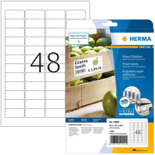HERMA Etiketten A4 weiß 45,7x21,2 mm extrem haftend 1200 St. (10902) etikett