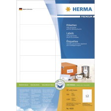 HERMA Etiketten Premium A4 weiß 97x42,3  mm Papier 1200 St. (4669) etikett