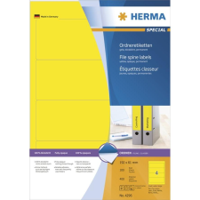 HERMA Ordneretiketten A4 gelb 192x61 mm Papier opak 400 St. (4296) etikett