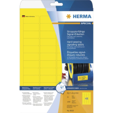 HERMA Signal-Etiketten A4 45,7x21,2 mm gelb Folie 1200 St. (8030) etikett