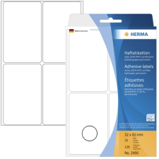 HERMA Vielzwecketiketten weiß 52x82 mm Papier matt 128 St. (2490) etikett
