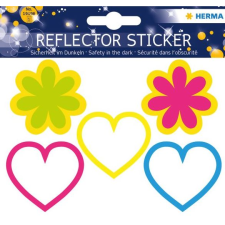 HERMA : Virágok és szívek fényvisszaverő matricacsomag (19196) (H19196) gyermek- és ifjúsági könyv