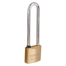  HERMEX CL-30XL Hosszú szárú sárgaréz lakat, 30 mm, 2 kulcs (43440) lakat