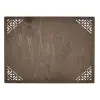  Hermia Wooden Table Mat Set (6 Pieces) Wenge Corpat - Wenge