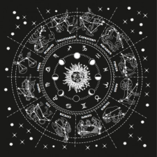 Hermit Könyvkiadó Jósterítő zodiákus jegyekkel (BK24-215708) ezoterika