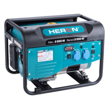 HERON Heron, benzinmotoros áramfejlesztő, max 2600 VA, egyfázisú aggregátor