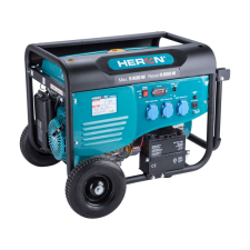 HERON Heron, benzinmotoros áramfejlesztő, max 5500 VA, egyfázisú, elektromos önindítóval aggregátor
