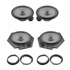  Hertz Uno autóhangszóró csomag dedikált Mitsubishi Outlander 2012-2021, RMS 75W elektromos alkatrész
