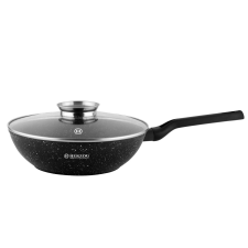 Herzog WOK serpenyő fedővel HR-2617, 28cm/3,8L edény