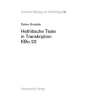  Hethitische Texte in Transkription KBo 22 – Detlev Groddek
