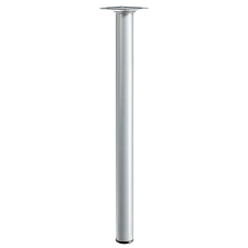 Hettich asztalláb átmérője 30 mm x 400 mm alumínium hatású bútor