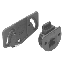 Hettich SlideLine 55 szerelőkészlet egy db 30 kg-os műanyag ajtóhoz, barna bútor