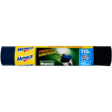 Hewa HEWA Magnum Premium önzáró szalagos szemeteszsák 110L 60*100cm - 10db/tek tisztító- és takarítószer, higiénia