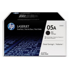 Hewlett Packard HP lézertoner CE505AD No.05A fekete 2x2300 old. nyomtatópatron & toner