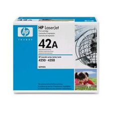 Hewlett Packard HP lézertoner Q5942A No.42A fekete 10000 old. nyomtatópatron & toner