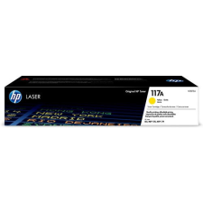 Hewlett Packard HP lézertoner W2072A NO.117A sárga 700 old. nyomtatópatron & toner
