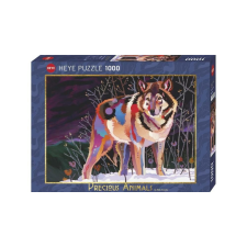 Heye 1000 db-os puzzle - Precious Animals - Night Wolf, Coonts (29939) puzzle, kirakós