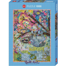 Heye 1000 db-os puzzle - Quilt Art - Sewn Sloth (30027) puzzle, kirakós