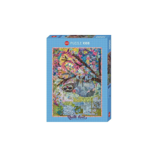 Heye 1000 db-os puzzle - Quilt Art - Sewn Sloth (30027) puzzle, kirakós
