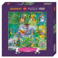 Heye Cartoon Classics Divočina Négyzetalakú Puzzle 1000 Darabos puzzle, kirakós