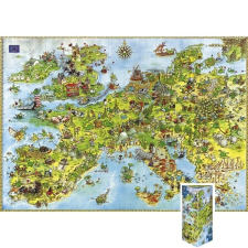 Heye puzzle sárkány - európa térkép 4000 darab puzzle, kirakós