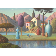 Heye puzzle timeless: kék hölgy 1000 darabos puzzle, kirakós