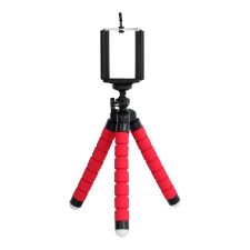  Hfmts 0028 - Mini flexibilis tripod (csatlakozó nélküli) - piros tripod